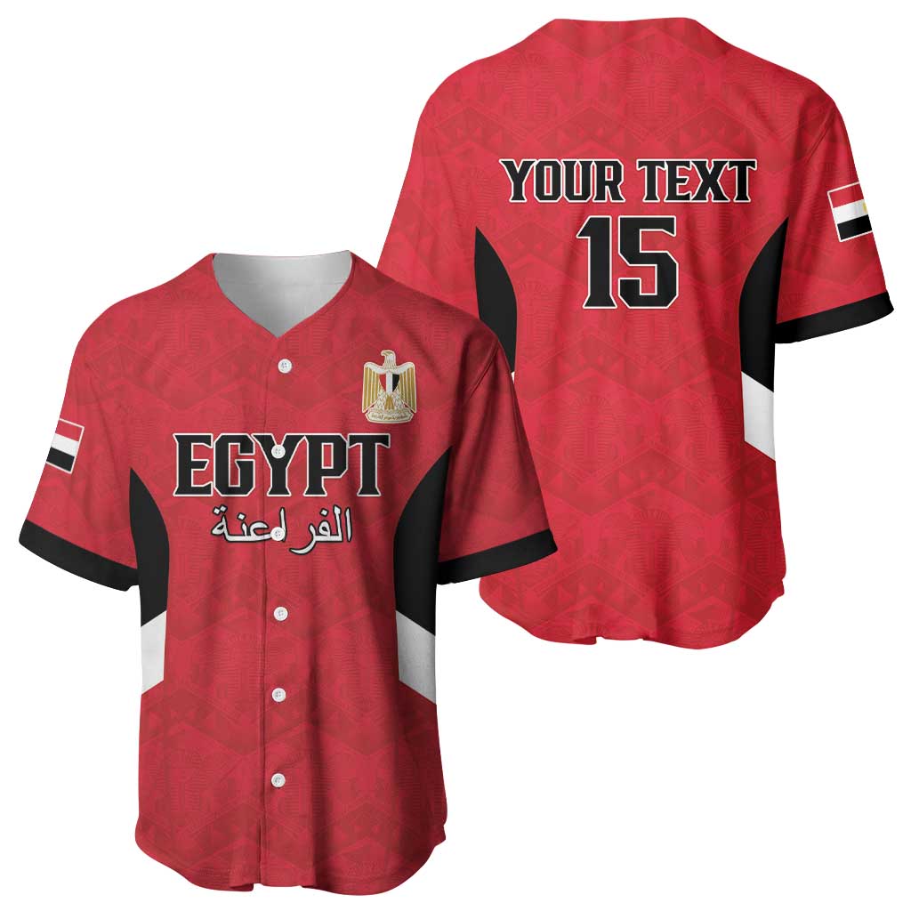 Custom Egypt Football Baseball Jersey Pharaohs Road To The World 2026 - Wonder Print Shop