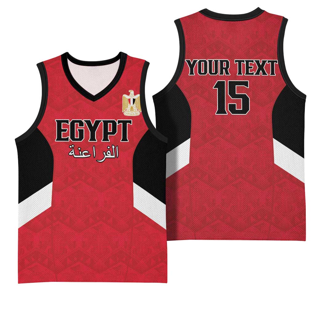 Custom Egypt Football Basketball Jersey Pharaohs Road To The World 2026 - Wonder Print Shop