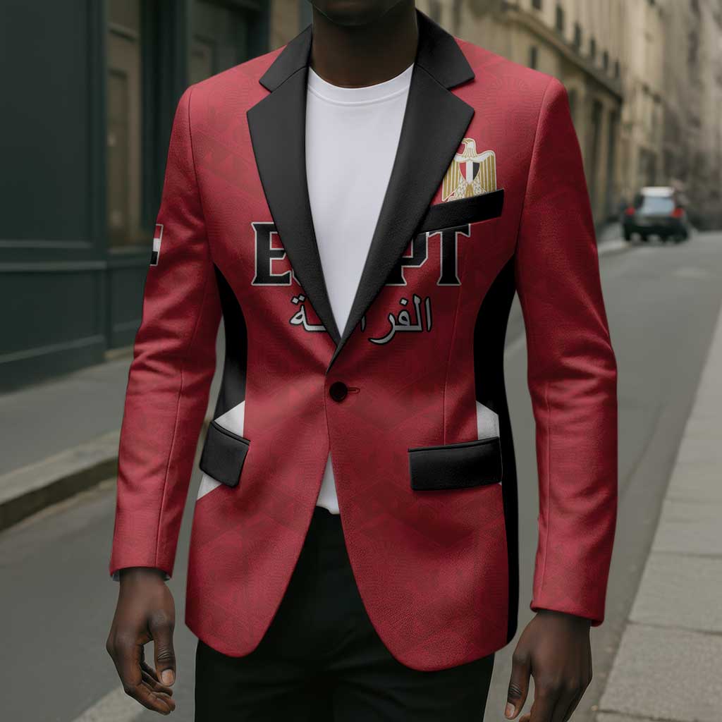Custom Egypt Football Blazer Pharaohs Road To The World 2026 - Wonder Print Shop