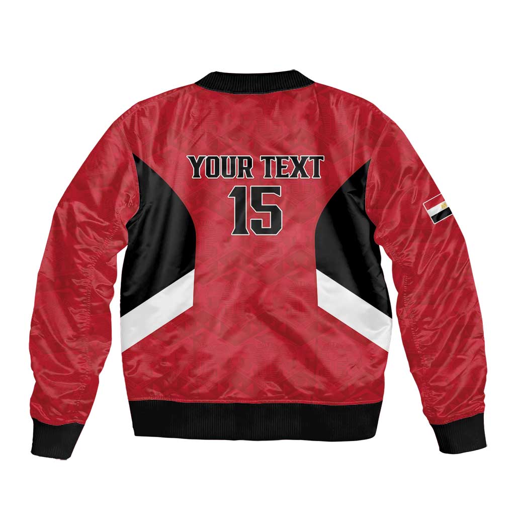 Custom Egypt Football Bomber Jacket Pharaohs Road To The World 2026 - Wonder Print Shop