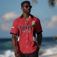 Custom Egypt Football Hawaiian Shirt Pharaohs Road To The World 2026 - Wonder Print Shop