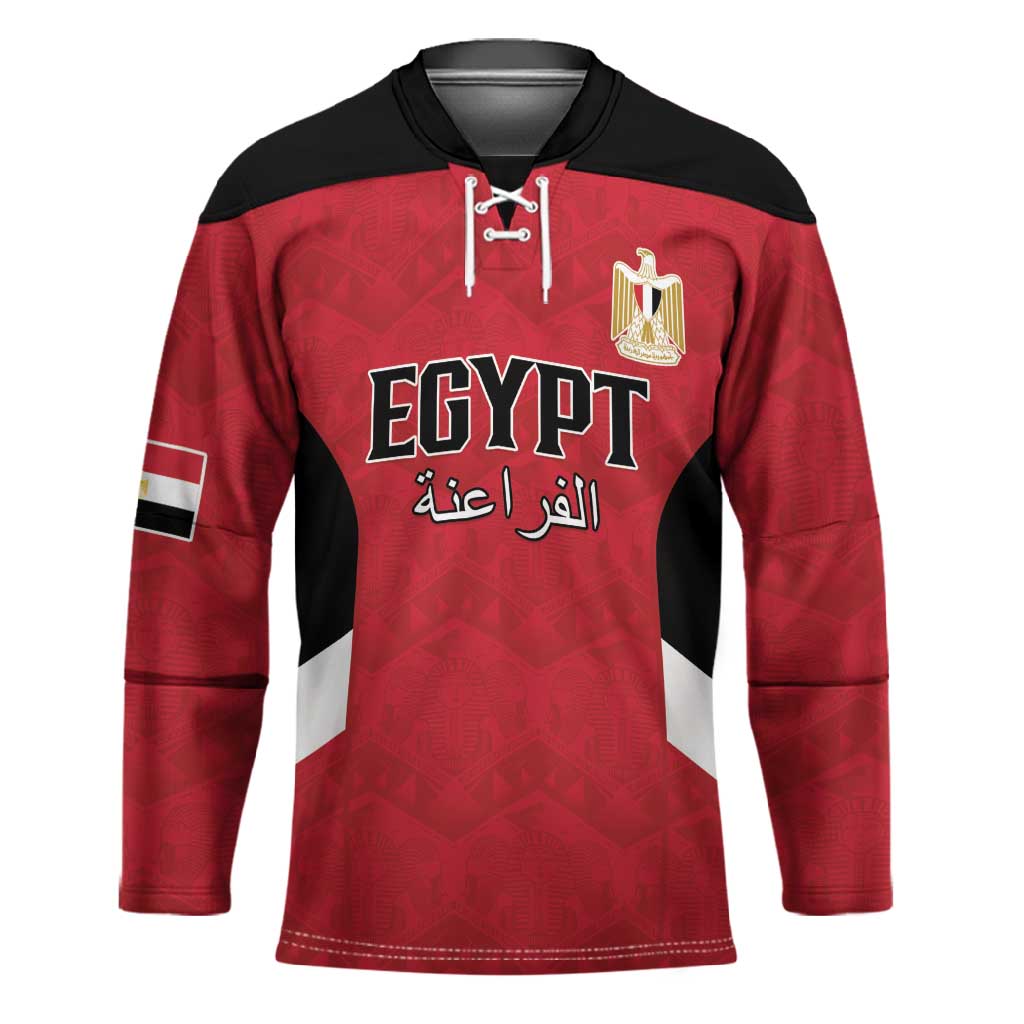 Custom Egypt Football Hockey Jersey Pharaohs Road To The World 2026 - Wonder Print Shop