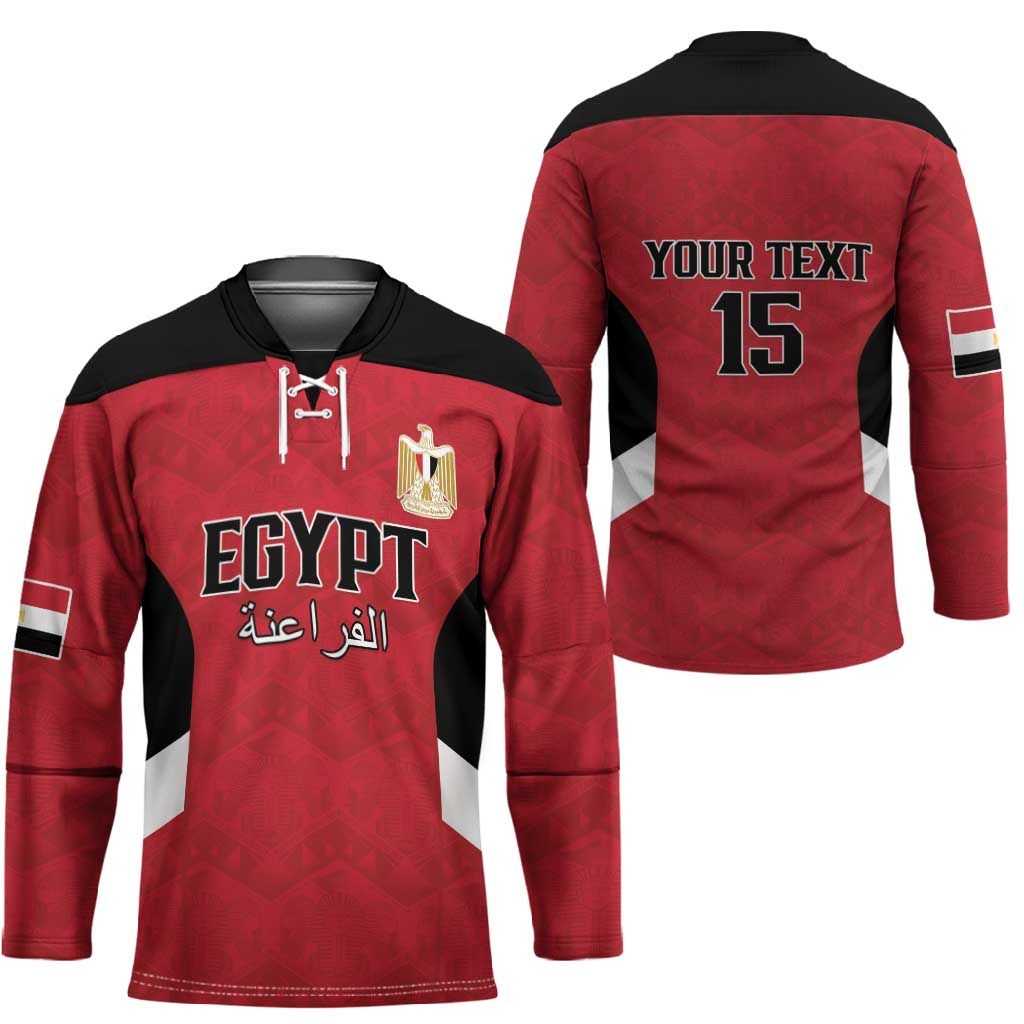 Custom Egypt Football Hockey Jersey Pharaohs Road To The World 2026 - Wonder Print Shop