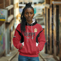 Custom Egypt Football Hoodie Pharaohs Road To The World 2026 - Wonder Print Shop