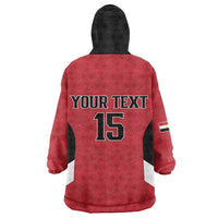 Custom Egypt Football Kid Wearable Blanket Hoodie Pharaohs Road To The World 2026 - Wonder Print Shop