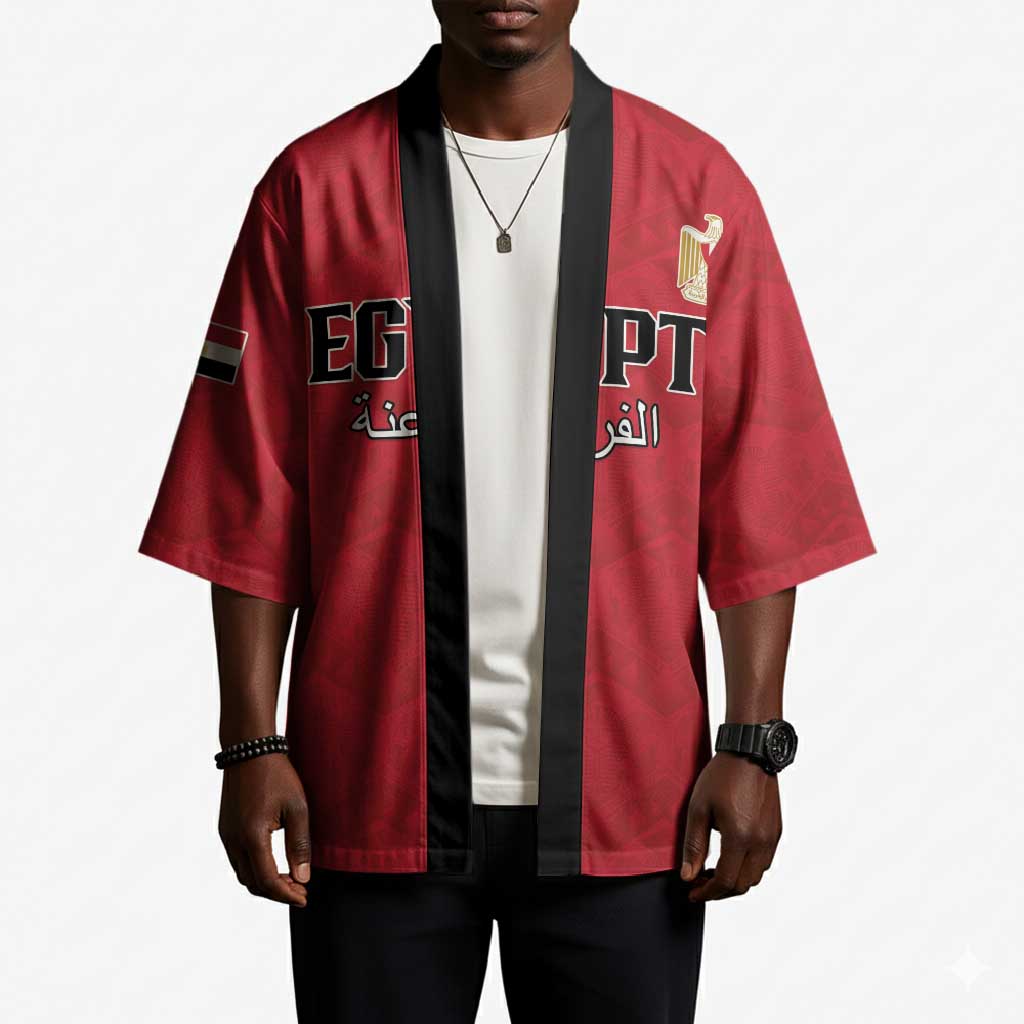 Custom Egypt Football Kimono Pharaohs Road To The World 2026 - Wonder Print Shop