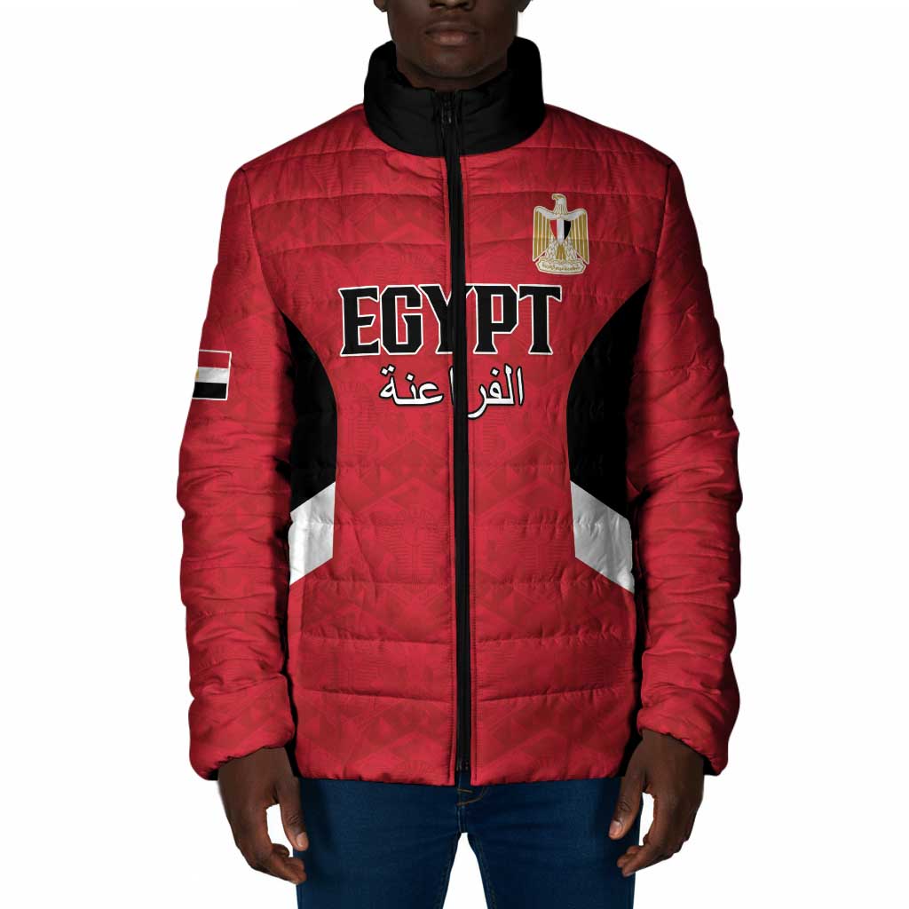 Custom Egypt Football Padded Jacket Pharaohs Road To The World 2026 - Wonder Print Shop
