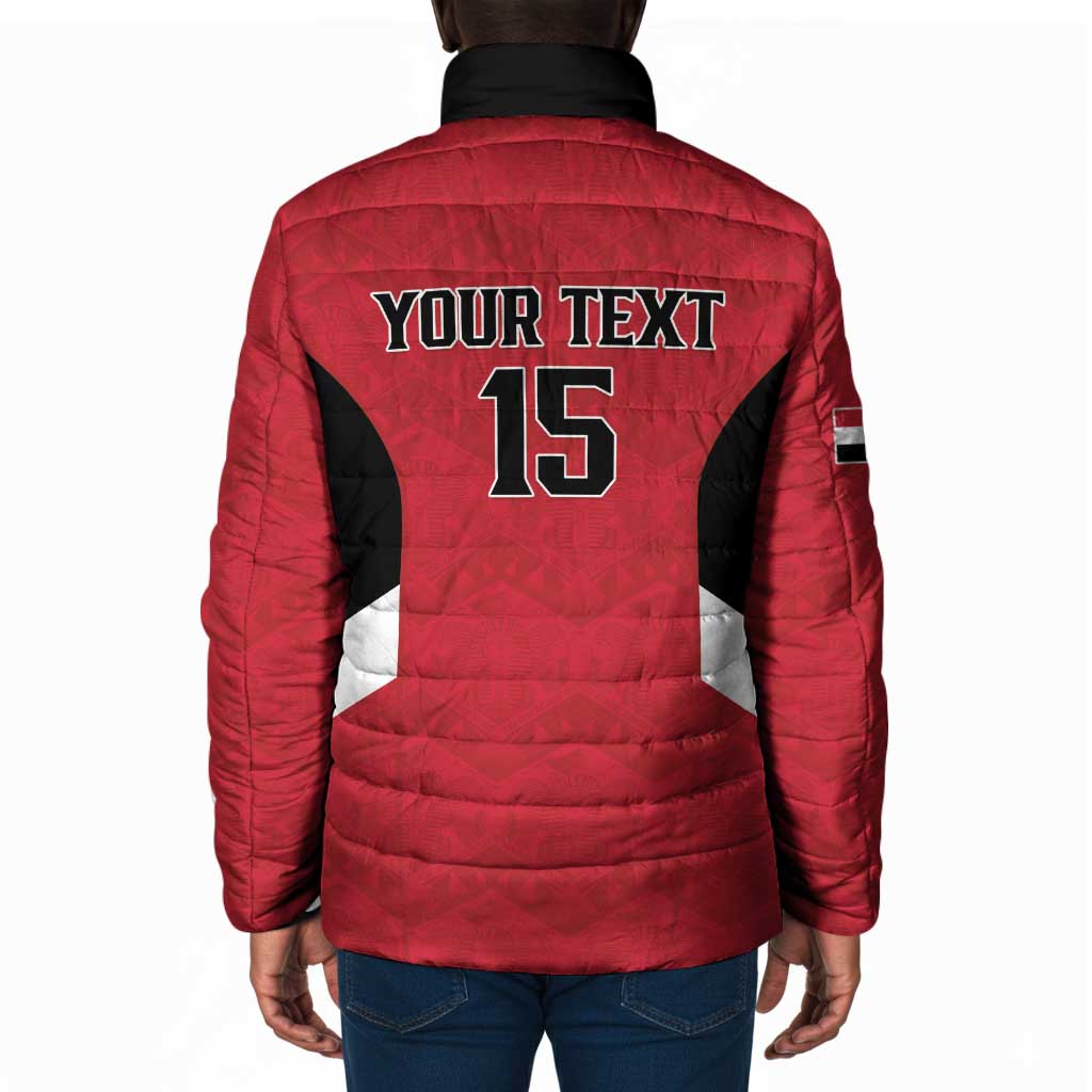 Custom Egypt Football Padded Jacket Pharaohs Road To The World 2026 - Wonder Print Shop