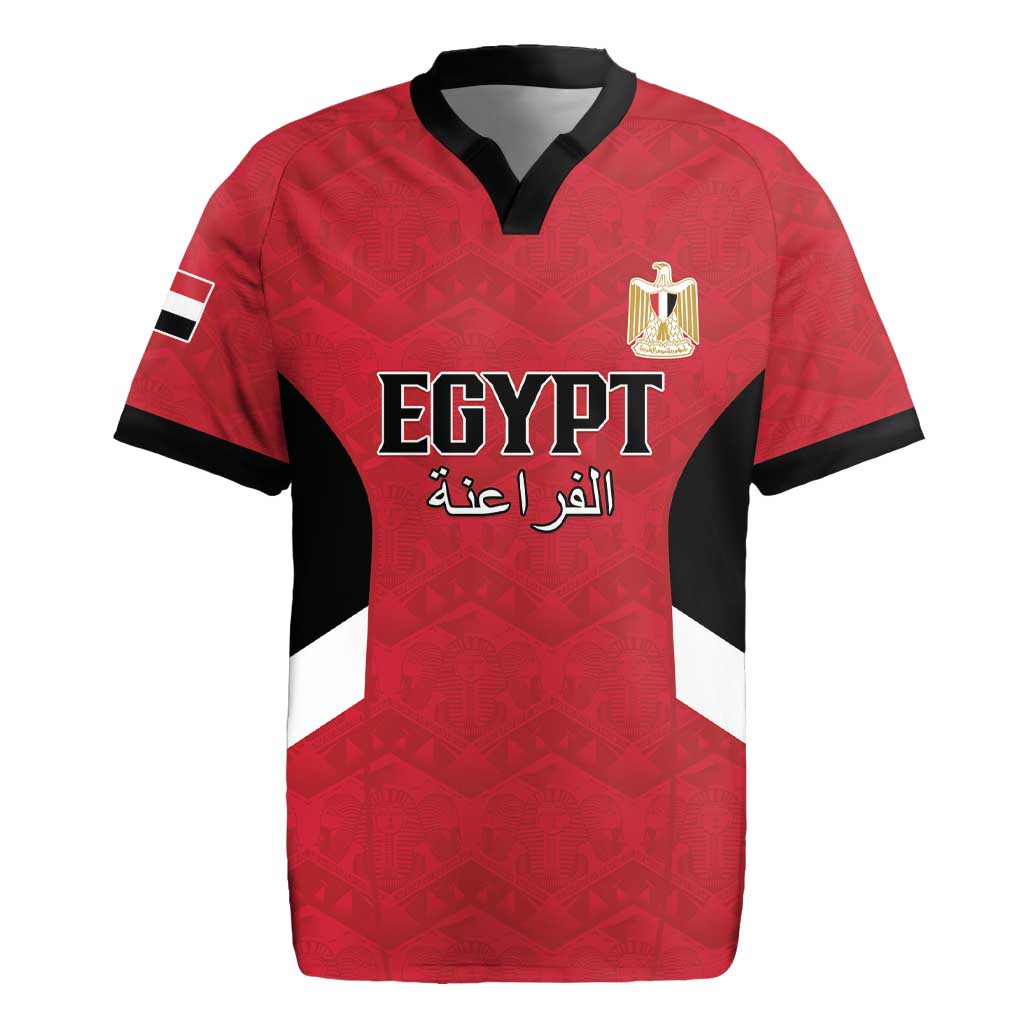 Custom Egypt Football Rugby Jersey Pharaohs Road To The World 2026 - Wonder Print Shop