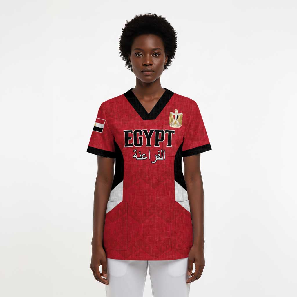 Custom Egypt Football Scrub Top Pharaohs Road To The World 2026 - Wonder Print Shop