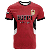 Custom Egypt Football T shirt Pharaohs Road To The World 2026 - Wonder Print Shop
