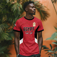 Custom Egypt Football T shirt Pharaohs Road To The World 2026 - Wonder Print Shop