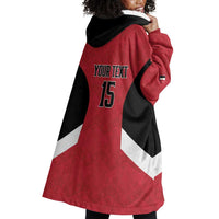 Custom Egypt Football Wearable Blanket Hoodie Pharaohs Road To The World 2026 - Wonder Print Shop