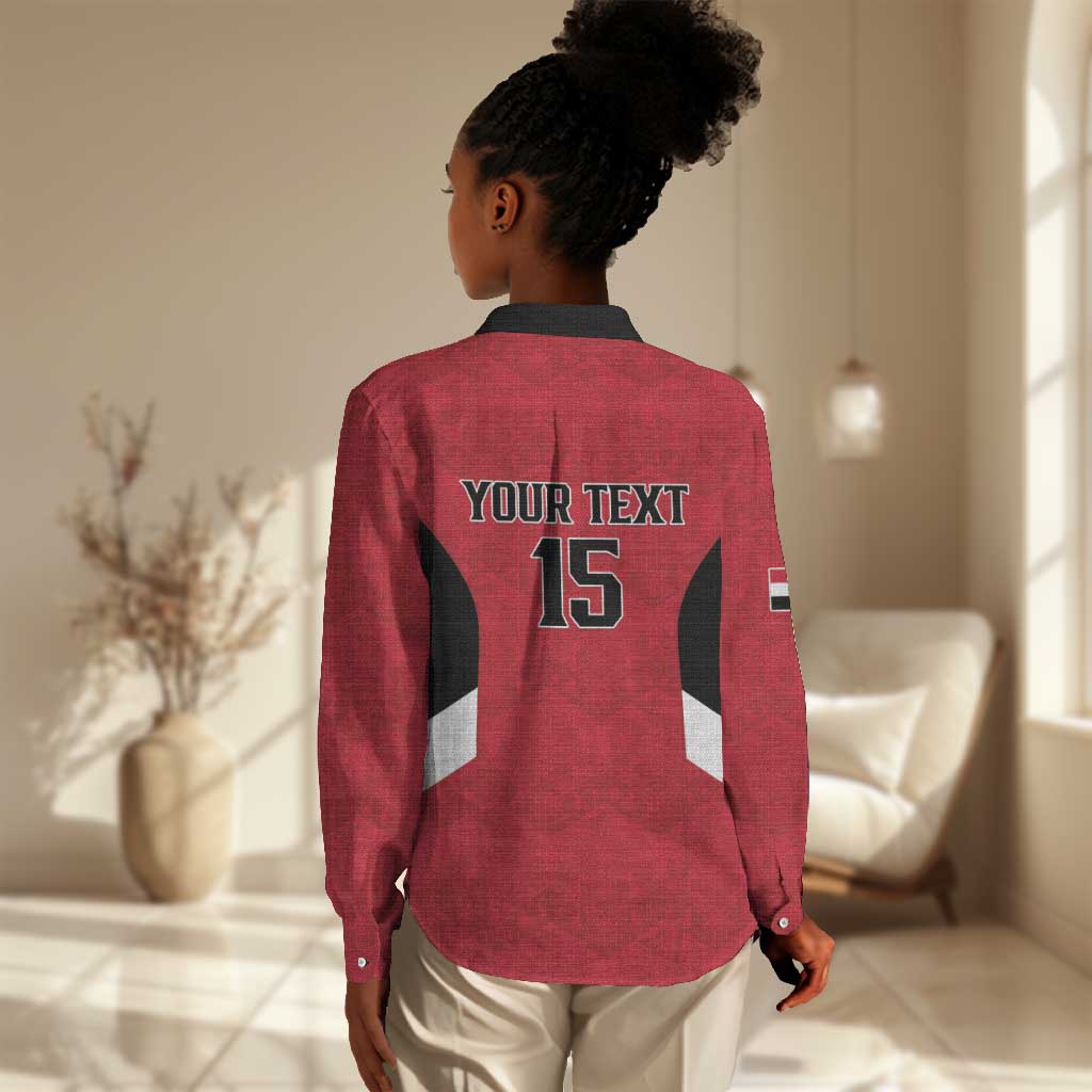 Custom Egypt Football Women Casual Shirt Pharaohs Road To The World 2026 - Wonder Print Shop