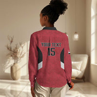 Custom Egypt Football Women Casual Shirt Pharaohs Road To The World 2026 - Wonder Print Shop