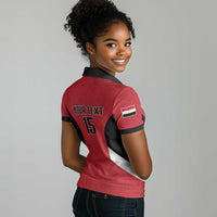 Custom Egypt Football Women Polo Shirt Pharaohs Road To The World 2026 - Wonder Print Shop