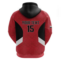 Custom Egypt Football Zip Hoodie Pharaohs Road To The World 2026 - Wonder Print Shop