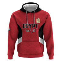 Custom Egypt Football Zip Hoodie Pharaohs Road To The World 2026 - Wonder Print Shop