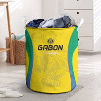 Gabon Football Laundry Basket Go Champions Les Pantheres - Wonder Print Shop