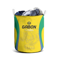 Gabon Football Laundry Basket Go Champions Les Pantheres - Wonder Print Shop
