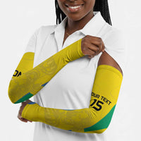 Custom Gabon Football Arm Sleeves Go Champions Les Pantheres - Wonder Print Shop