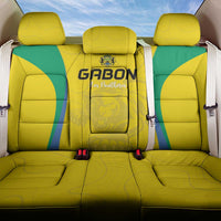 Gabon Football Back Car Seat Cover Go Champions Les Pantheres - Wonder Print Shop