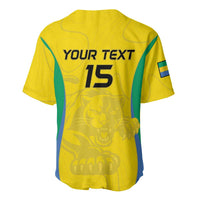 Custom Gabon Football Baseball Jersey Go Champions Les Pantheres - Wonder Print Shop
