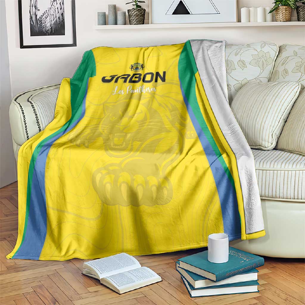 Gabon Football Blanket Go Champions Les Pantheres - Wonder Print Shop