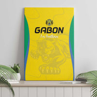 Gabon Football Canvas Wall Art Go Champions Les Pantheres - Wonder Print Shop
