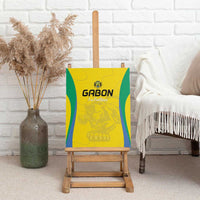 Gabon Football Canvas Wall Art Go Champions Les Pantheres - Wonder Print Shop
