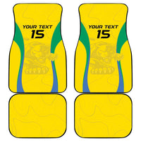 Custom Gabon Football Car Mats Go Champions Les Pantheres - Wonder Print Shop