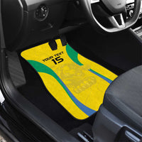 Custom Gabon Football Car Mats Go Champions Les Pantheres - Wonder Print Shop