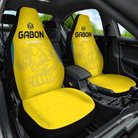 Gabon Football Car Seat Cover Go Champions Les Pantheres - Wonder Print Shop