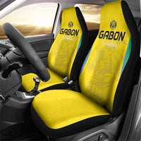 Gabon Football Car Seat Cover Go Champions Les Pantheres - Wonder Print Shop