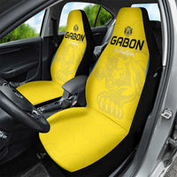 Gabon Football Car Seat Cover Go Champions Les Pantheres - Wonder Print Shop