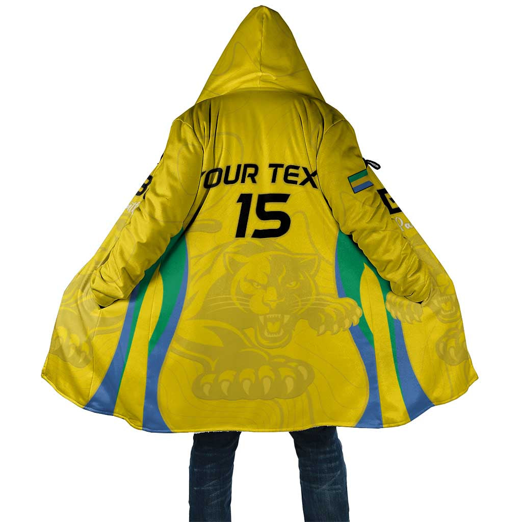 Custom Gabon Football Cloak Go Champions Les Pantheres - Wonder Print Shop