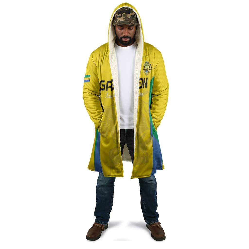 Custom Gabon Football Cloak Go Champions Les Pantheres - Wonder Print Shop