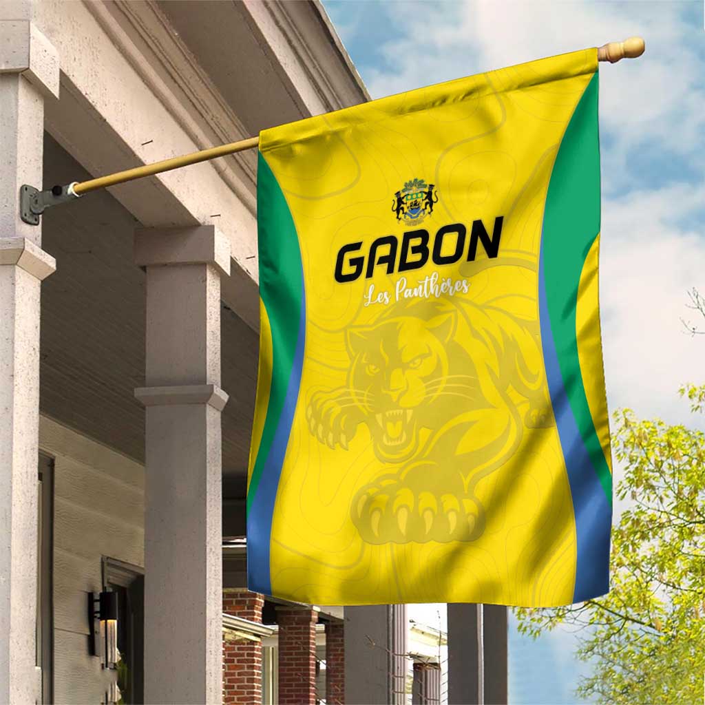 Gabon Football Garden Flag Go Champions Les Pantheres - Wonder Print Shop