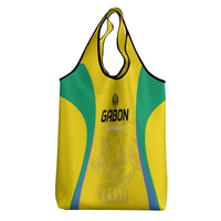 Gabon Football Grocery Bag Go Champions Les Pantheres - Wonder Print Shop