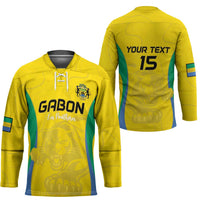 Custom Gabon Football Hockey Jersey Go Champions Les Pantheres - Wonder Print Shop