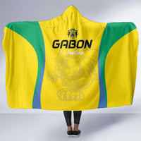 Gabon Football Hooded Blanket Go Champions Les Pantheres - Wonder Print Shop