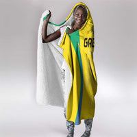 Gabon Football Hooded Blanket Go Champions Les Pantheres - Wonder Print Shop