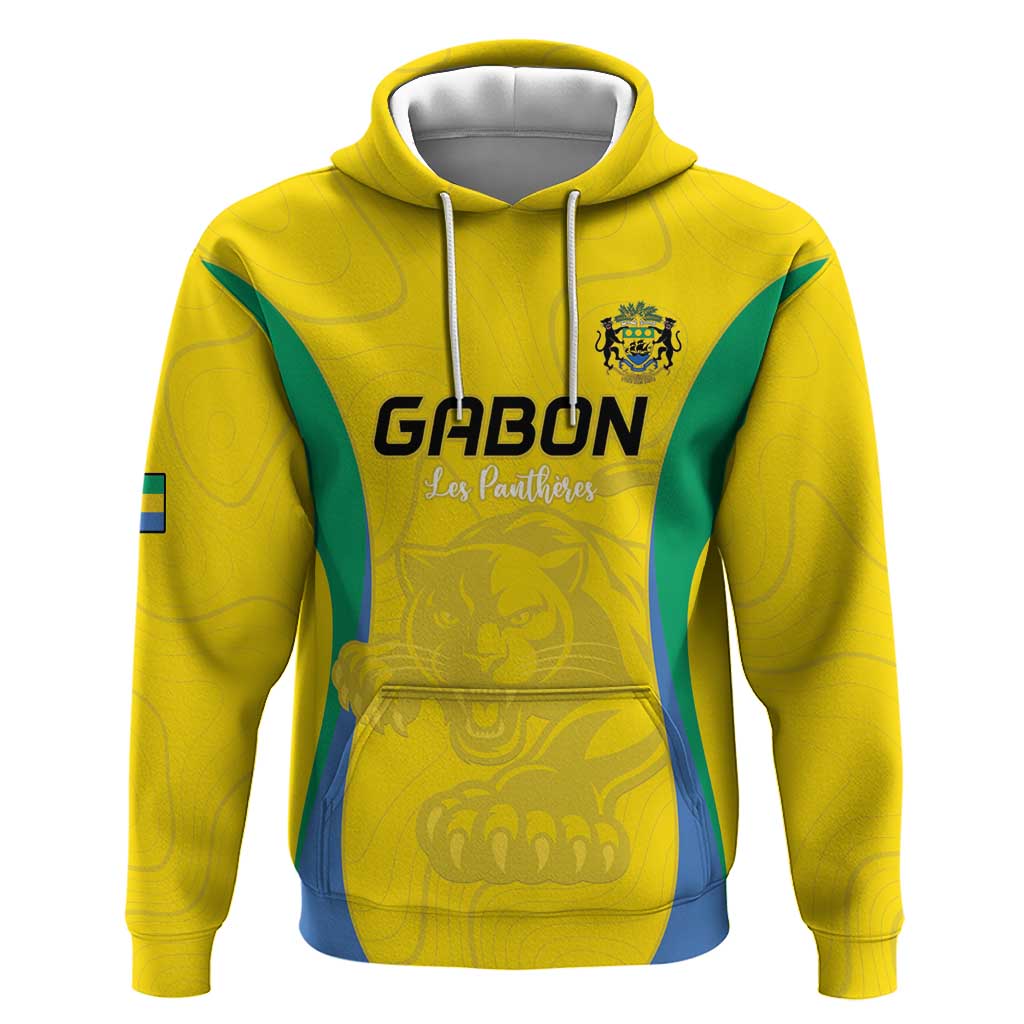 Custom Gabon Football Hoodie Go Champions Les Pantheres - Wonder Print Shop