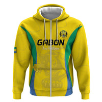 Custom Gabon Football Hoodie Go Champions Les Pantheres - Wonder Print Shop