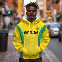 Custom Gabon Football Hoodie Go Champions Les Pantheres - Wonder Print Shop