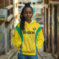 Custom Gabon Football Hoodie Go Champions Les Pantheres - Wonder Print Shop