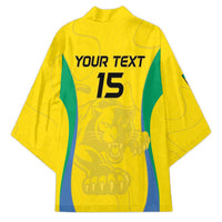 Custom Gabon Football Kimono Go Champions Les Pantheres - Wonder Print Shop