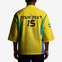 Custom Gabon Football Kimono Go Champions Les Pantheres - Wonder Print Shop