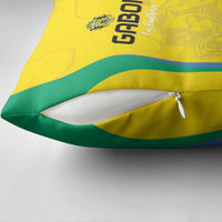 Gabon Football Pillow Cover Go Champions Les Pantheres - Wonder Print Shop