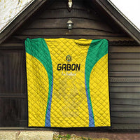 Gabon Football Quilt Go Champions Les Pantheres - Wonder Print Shop